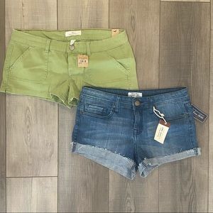 NWT shorts! Hollister and I LOVE H81.